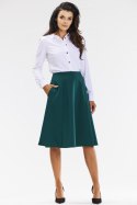 Spódnica Model A673 Bottle Green - awama Awama Spódnica Model A673 Bottle Green - awama Awama
