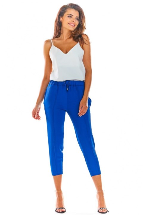 Spodnie Damskie Model A306 Blue - awama Awama Spodnie Damskie Model A306 Blue - awama Awama