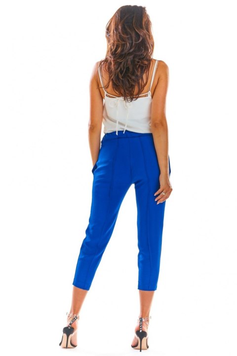 Spodnie Damskie Model A306 Blue - awama Awama Spodnie Damskie Model A306 Blue - awama Awama