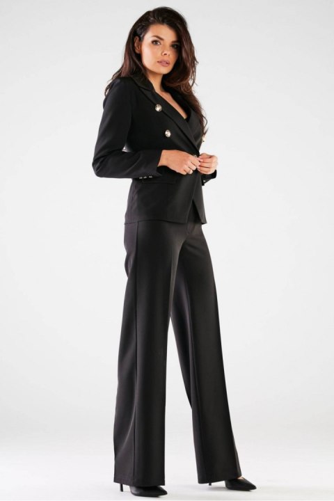 Spodnie Damskie Model A442 Black - awama Awama Spodnie Damskie Model A442 Black - awama Awama