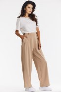 Spodnie Damskie Model A674 Beige - awama Awama Spodnie Damskie Model A674 Beige - awama Awama