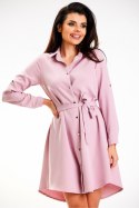 Sukienka Model A568 Dirty Pink - awama Awama Sukienka Model A568 Dirty Pink - awama Awama