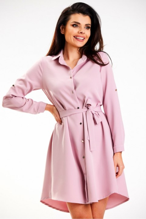 Sukienka Model A568 Dirty Pink - awama Awama Sukienka Model A568 Dirty Pink - awama Awama