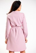 Sukienka Model A568 Dirty Pink - awama Awama Sukienka Model A568 Dirty Pink - awama Awama