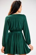 Sukienka Model A577 Bottle Green - awama Awama Sukienka Model A577 Bottle Green - awama Awama