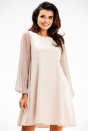 Sukienka Model A622 Beige - awama Awama Sukienka Model A622 Beige - awama Awama