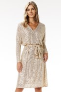Sukienka Model A690 Beige - awama Awama Sukienka Model A690 Beige - awama Awama