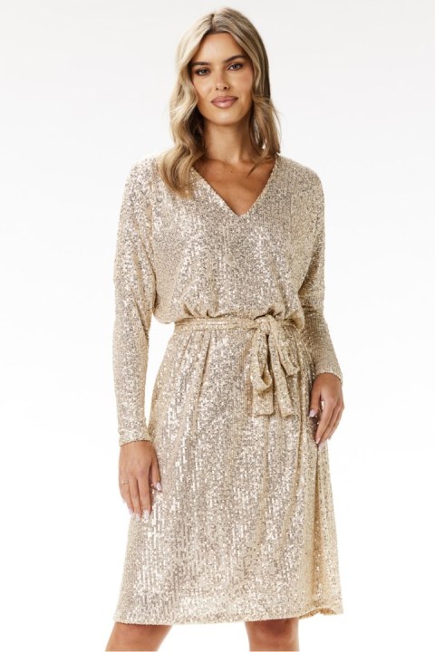 Sukienka Model A690 Beige - awama Awama Sukienka Model A690 Beige - awama Awama
