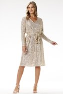 Sukienka Model A690 Beige - awama Awama Sukienka Model A690 Beige - awama Awama