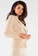 Żakiet Model A441 Beige - awama Awama Żakiet Model A441 Beige - awama Awama