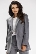Żakiet Model A679 Grey - awama Awama Żakiet Model A679 Grey - awama Awama