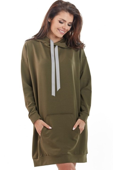 Bluza Damska Model A212 Khaki - awama Awama Bluza Damska Model A212 Khaki - awama Awama