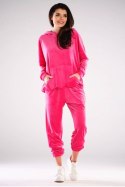 Bluza Damska Model A420 Pink - awama Awama Bluza Damska Model A420 Pink - awama Awama