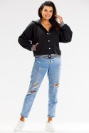 Bluza Damska Model A611 Black - awama Awama Bluza Damska Model A611 Black - awama Awama