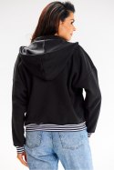 Bluza Damska Model A611 Black - awama Awama Bluza Damska Model A611 Black - awama Awama