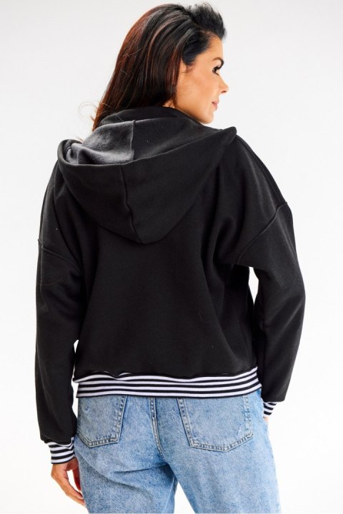 Bluza Damska Model A611 Black - awama Awama Bluza Damska Model A611 Black - awama Awama