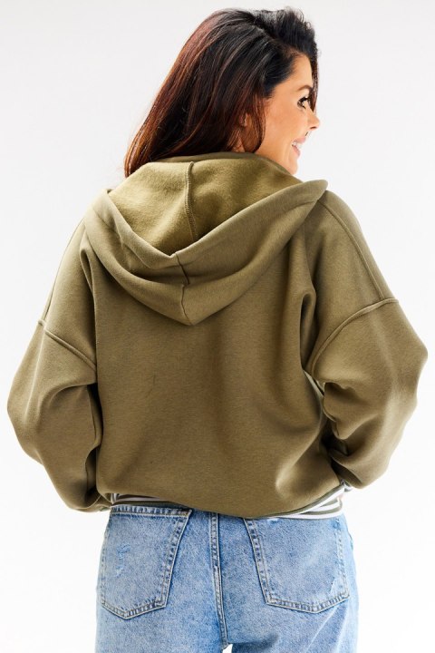 Bluza Damska Model A611 Khaki - awama Awama Bluza Damska Model A611 Khaki - awama Awama