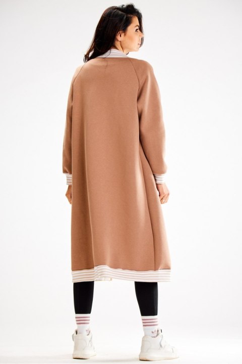 Bluza Damska Model A612 Beige - awama Awama Bluza Damska Model A612 Beige - awama Awama