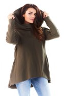 Bluza Model A200 Khaki - awama Awama Bluza Model A200 Khaki - awama Awama