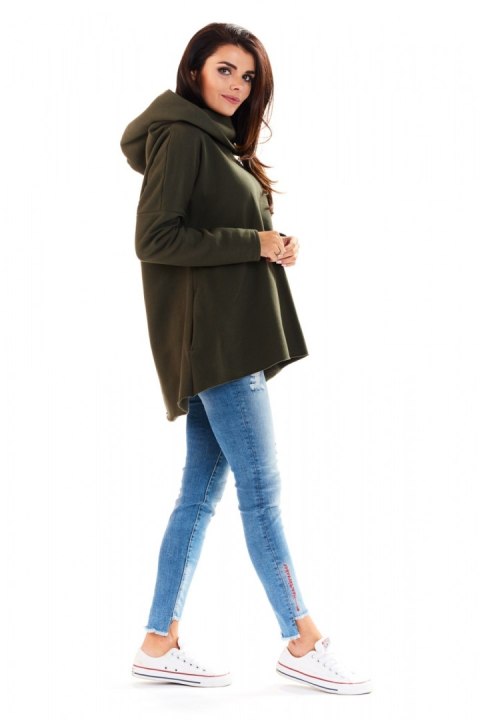 Bluza Model A200 Khaki - awama Awama Bluza Model A200 Khaki - awama Awama