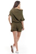 Kombinezon Damski Model A216 Khaki - awama Awama Kombinezon Damski Model A216 Khaki - awama Awama