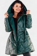 Kurtka Damska Model A540 Bottle Green - awama Awama Kurtka Damska Model A540 Bottle Green - awama Awama