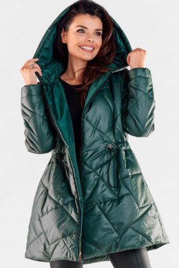 Kurtka Damska Model A540 Bottle Green - awama Awama