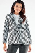 Kurtka Damska Model A545 Houndstooth - awama Awama Kurtka Damska Model A545 Houndstooth - awama Awama