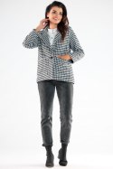 Kurtka Damska Model A545 Houndstooth - awama Awama Kurtka Damska Model A545 Houndstooth - awama Awama