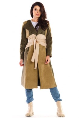 Płaszcz Damski Model A463 Khaki - awama Awama