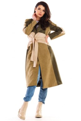 Płaszcz Damski Model A463 Khaki - awama Awama
