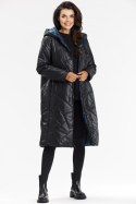 Płaszcz Damski Model A685 Black - awama Awama Płaszcz Damski Model A685 Black - awama Awama