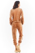 Spodnie Damskie Model A375 Beige - awama Awama Spodnie Damskie Model A375 Beige - awama Awama