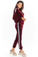 Spodnie Damskie Model A375 Bordo - awama Awama Spodnie Damskie Model A375 Bordo - awama Awama