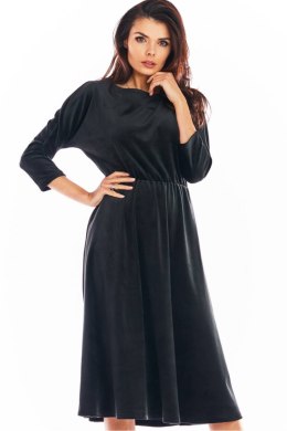 Sukienka Model A407 Welur Black - awama Awama