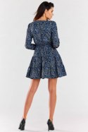 Sukienka Model A470 Navy Pattern - awama Awama