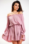 Sukienka Model A578 Dirty Pink - awama Awama Sukienka Model A578 Dirty Pink - awama Awama