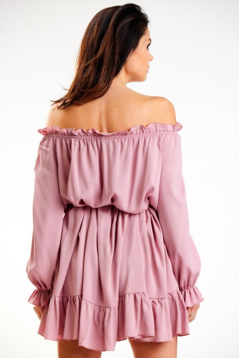 Sukienka Model A578 Dirty Pink - awama Awama Sukienka Model A578 Dirty Pink - awama Awama