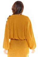 Sweter Damski Model A318 Camel - awama Awama Sweter Damski Model A318 Camel - awama Awama
