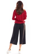 Sweter Damski Model A333 Bordo - awama Awama Sweter Damski Model A333 Bordo - awama Awama