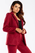 Żakiet Model A460 Bordo - awama Awama Żakiet Model A460 Bordo - awama Awama