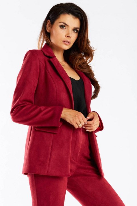 Żakiet Model A460 Bordo - awama Awama Żakiet Model A460 Bordo - awama Awama