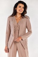 Żakiet Model A559 Beige - awama Awama Żakiet Model A559 Beige - awama Awama