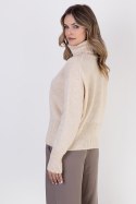 Golf Damski Model SWE291 Beige - MKM MKM Golf Damski Model SWE291 Beige - MKM MKM