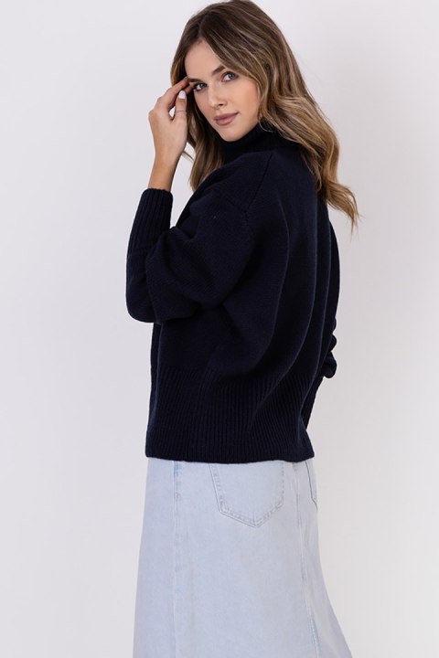 Golf Damski Model SWE291 Navy - MKM MKM Golf Damski Model SWE291 Navy - MKM MKM