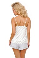 Piżama Damska Model Maya 1/2 Top Ecru - Donna Donna Piżama Damska Model Maya 1/2 Top Ecru - Donna Donna