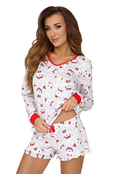 Piżama Damska Model Teddy II 1/2 Ecru - Donna Donna Piżama Damska Model Teddy II 1/2 Ecru - Donna Donna