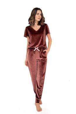 Spodnie Dres Damski Model Audrey Burgund - Babella Babella