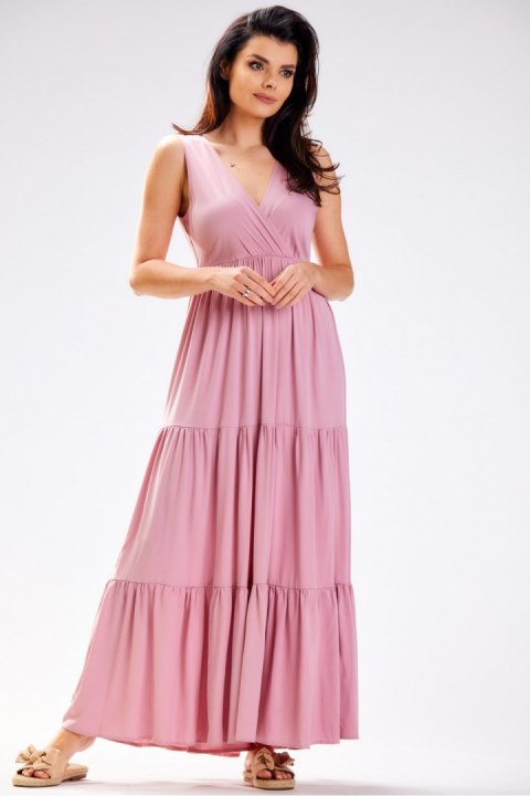 Sukienka Model A581 Dirty Pink - awama Awama Sukienka Model A581 Dirty Pink - awama Awama
