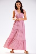 Sukienka Model A581 Dirty Pink - awama Awama Sukienka Model A581 Dirty Pink - awama Awama
